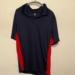 Open trails Black and Red Men's Polo Shirt